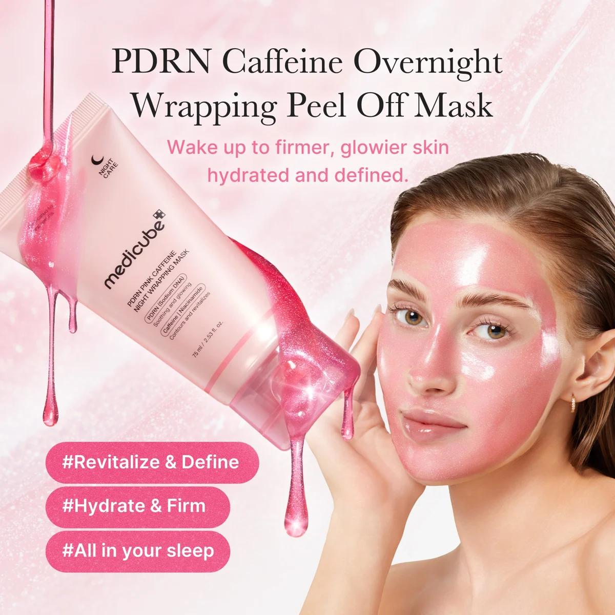 Medicube PDRN Caffeine Wrapping Mask 75 ml