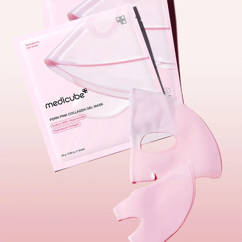 Medicube PDRN Pink Collagen Gel Mask 4 Sheet Masks