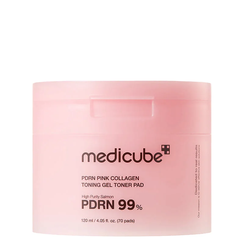 Medicube PDRN Pink Collagen Toning Gel Toner Pad 70 Pads