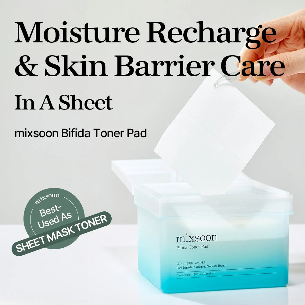 Mixsoon Bifida Toner Pad 120 Pads