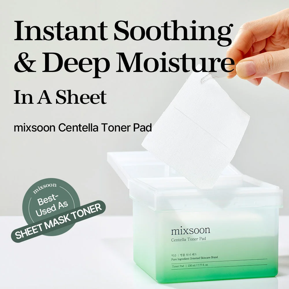 Mixsoon Centella Toner Pad 120 Pads