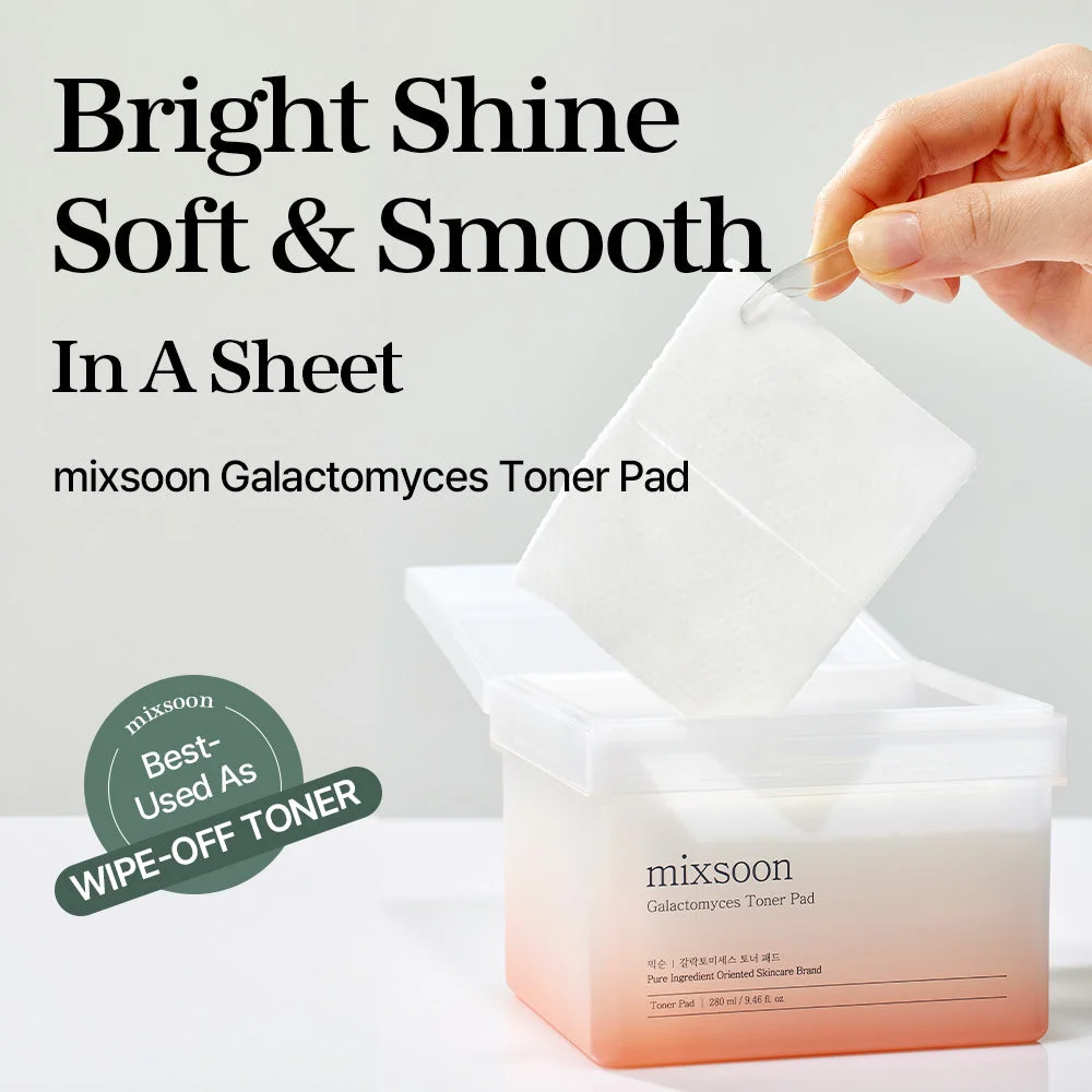 Mixsoon Galactomyces Toner Pad 60 Pads