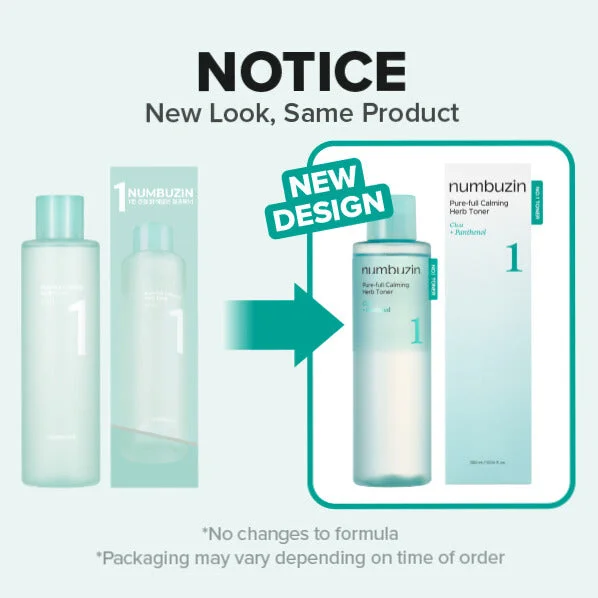 Numbuzin No. 1 Pure-Full Calming Herb Toner 300ml