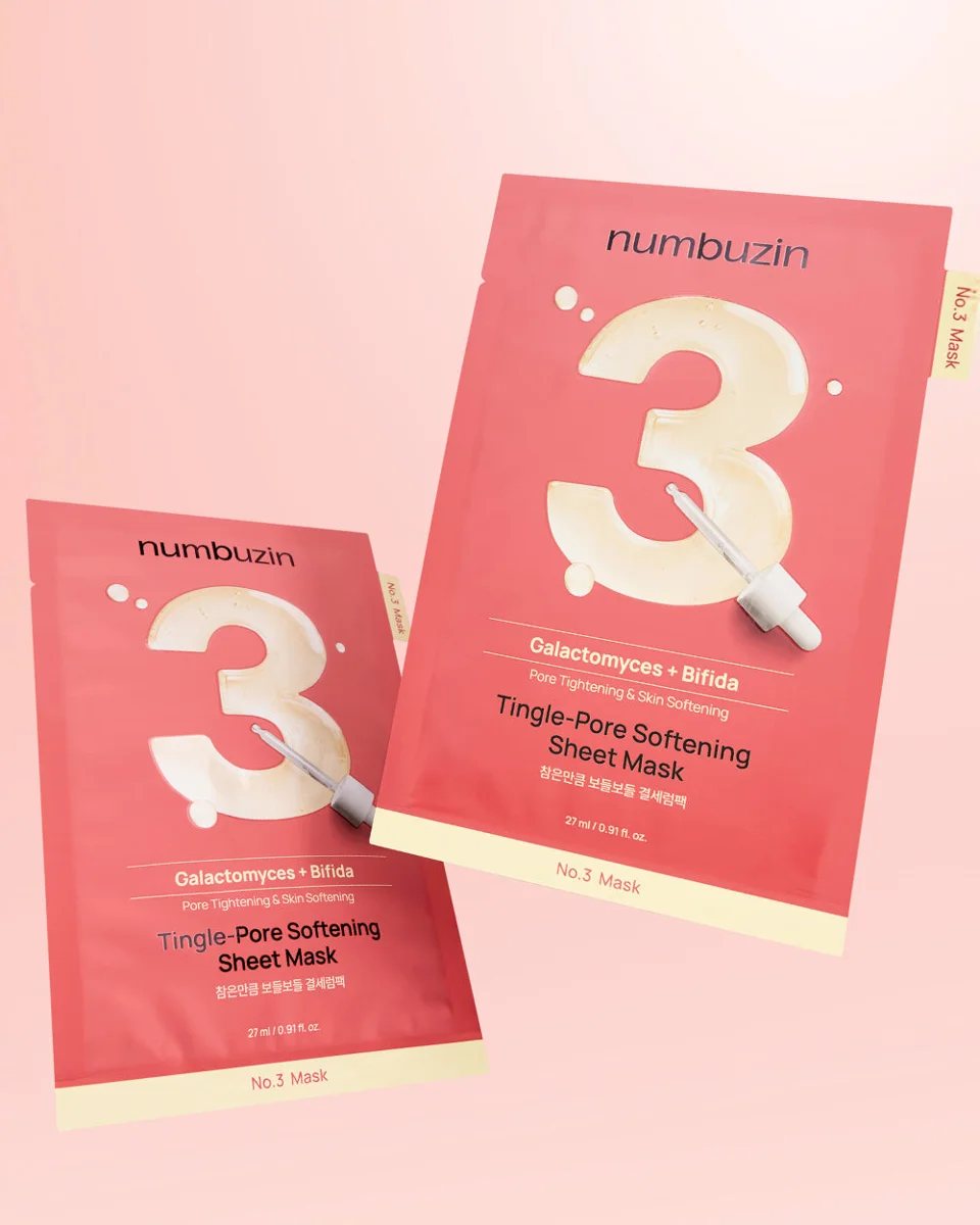 Numbuzin No. 3 Tingle-Pore Softening Sheet Mask 1 Sheet Mask