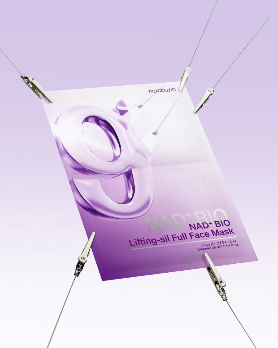 Numbuzin No. 9 NAD Bio Lifting-sil Full Face Mask 4 Sheet Masks