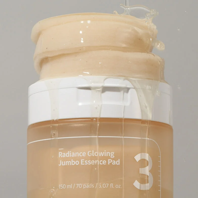 Numbuzin No.3 Radiance Glowing Jumbo Essence Pad 70 Pads