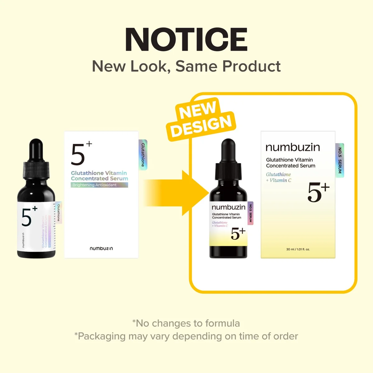 Numbuzin No.5 Vitamin Concentrated Serum 30 ml