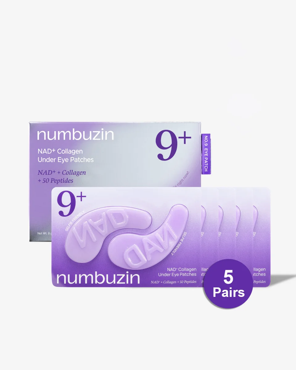 Numbuzin No.9 NAD Collagen Under Eye Patches - 5 Pairs