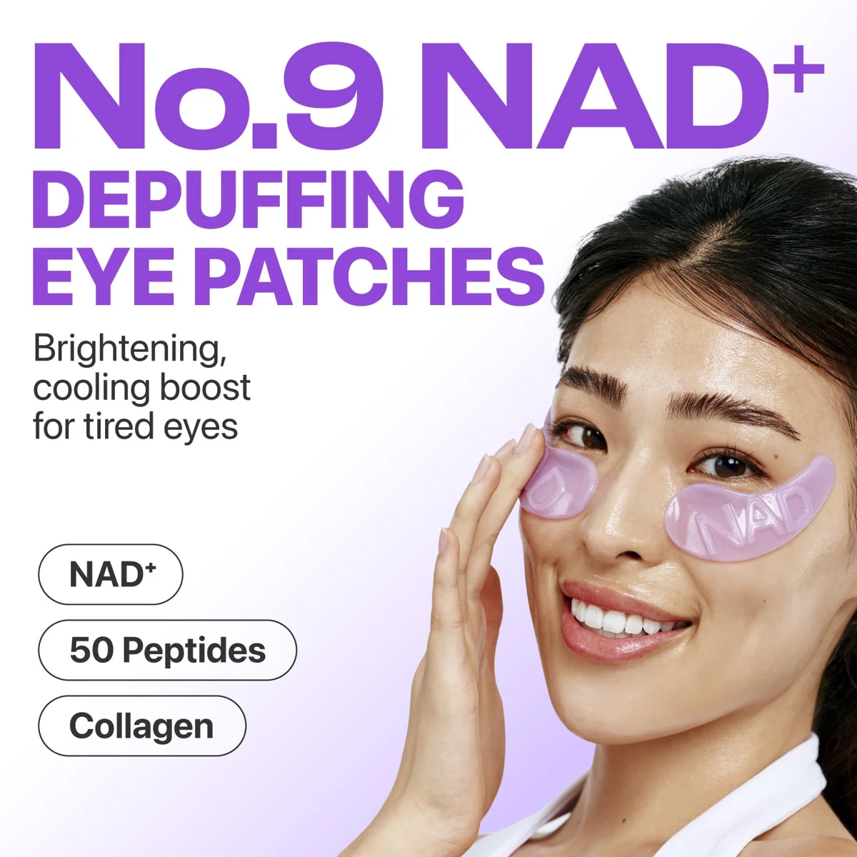 Numbuzin No.9 NAD Collagen Under Eye Patches - 5 Pairs