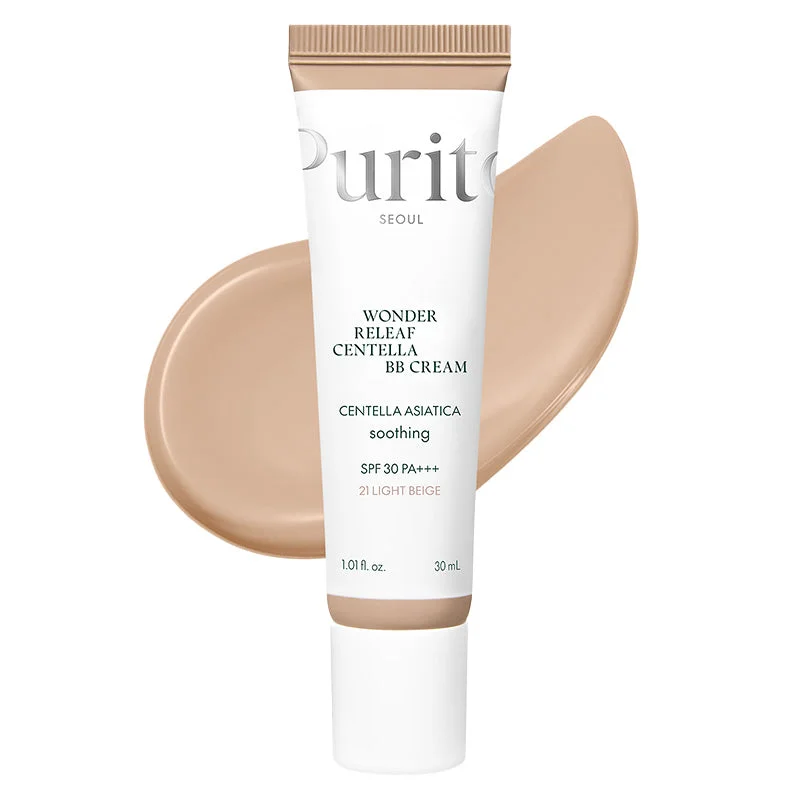 Purito Wonder Releaf Centella BB Cream — #21 Light Beige 30 ml