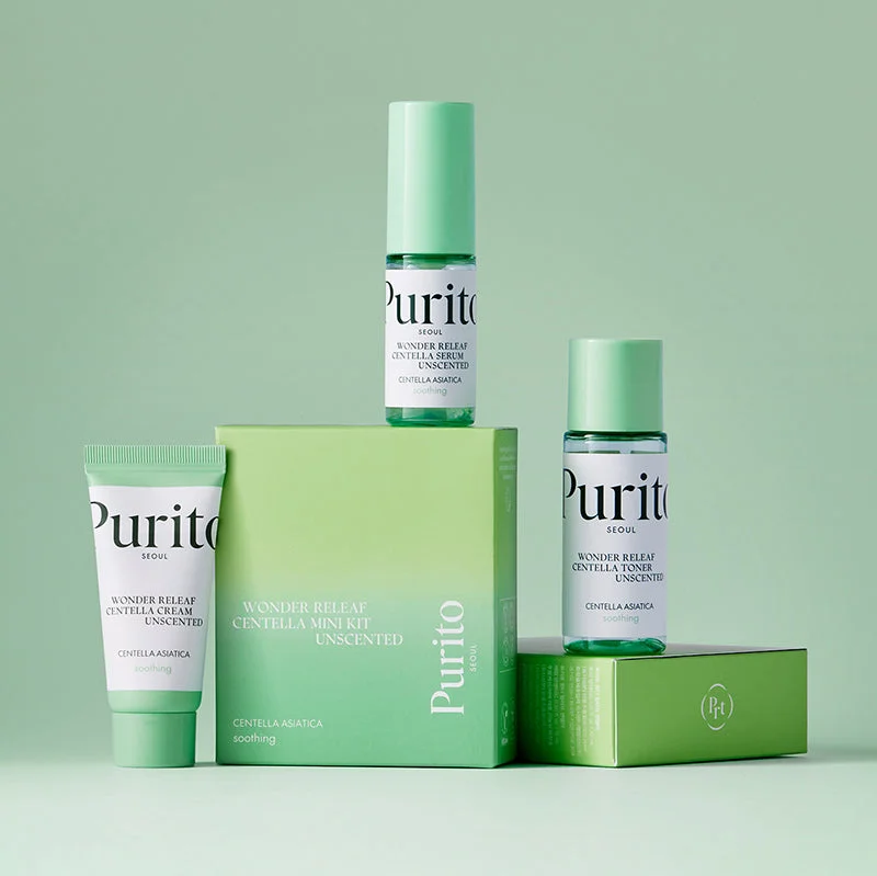 Purito Wonder Releaf Centella Mini Kit Unscented 3 pcs
