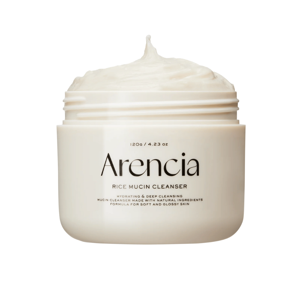 Arencia Rice Mucin Cleanser 120g - Vegan Facial Cleanser for Sensitive Skin