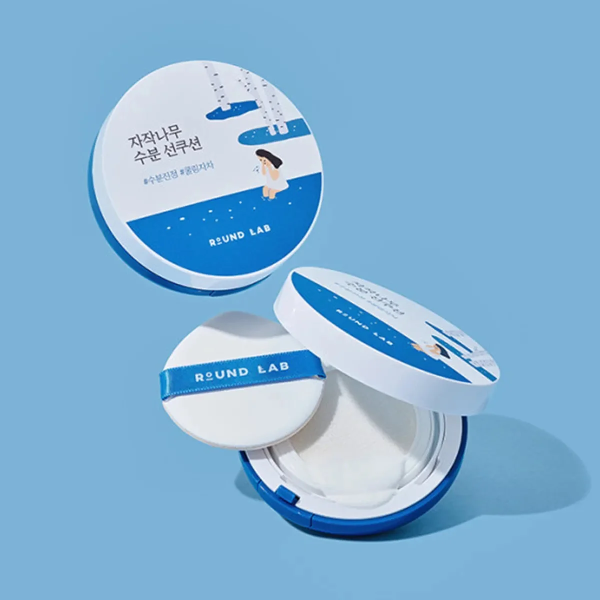 Round Lab Birch Juice Moisturizing Sun Cushion (SPF 50+ PA++++) 15 g