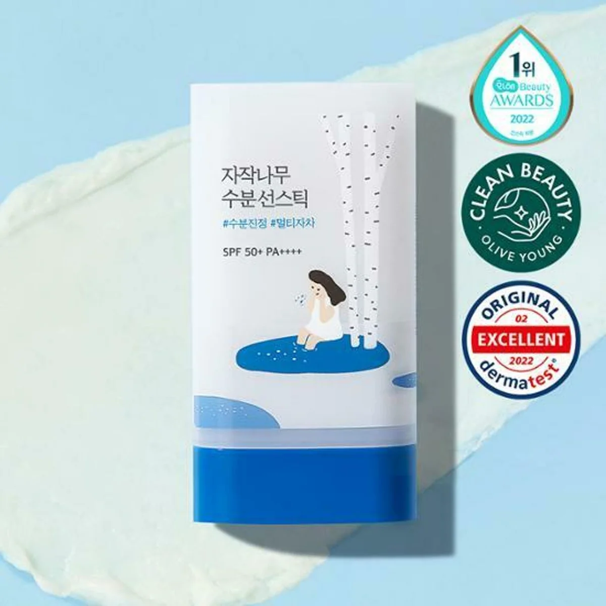 Round Lab Birch Juice Moisturizing Sun Stick SPF50+ 19g