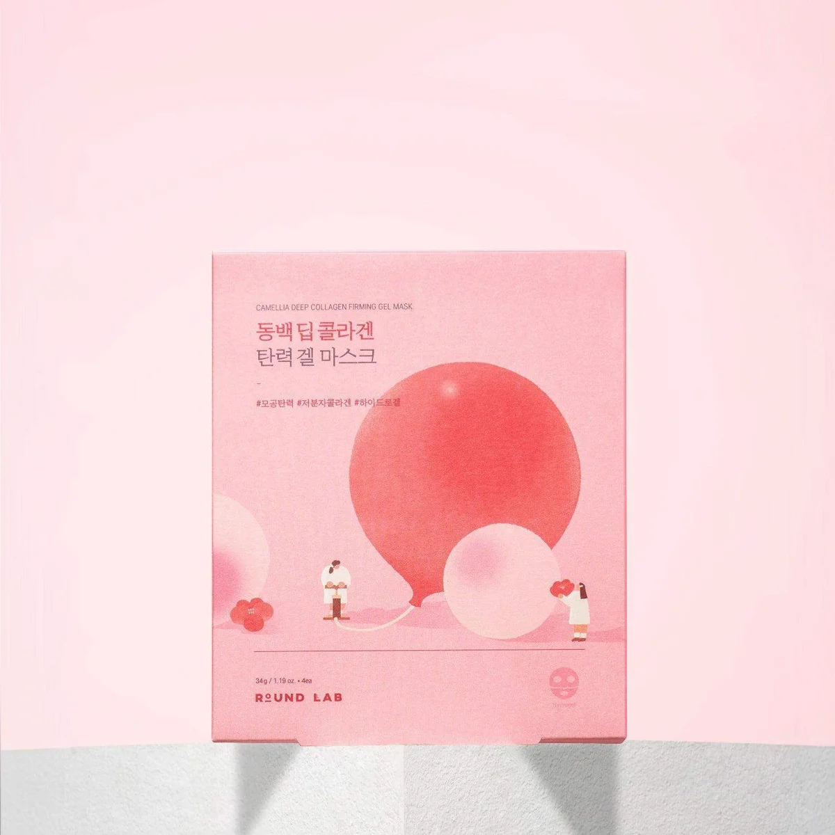 Round Lab Camellia Deep Collagen Firming Gel Mask 34 g x 4 Sheets