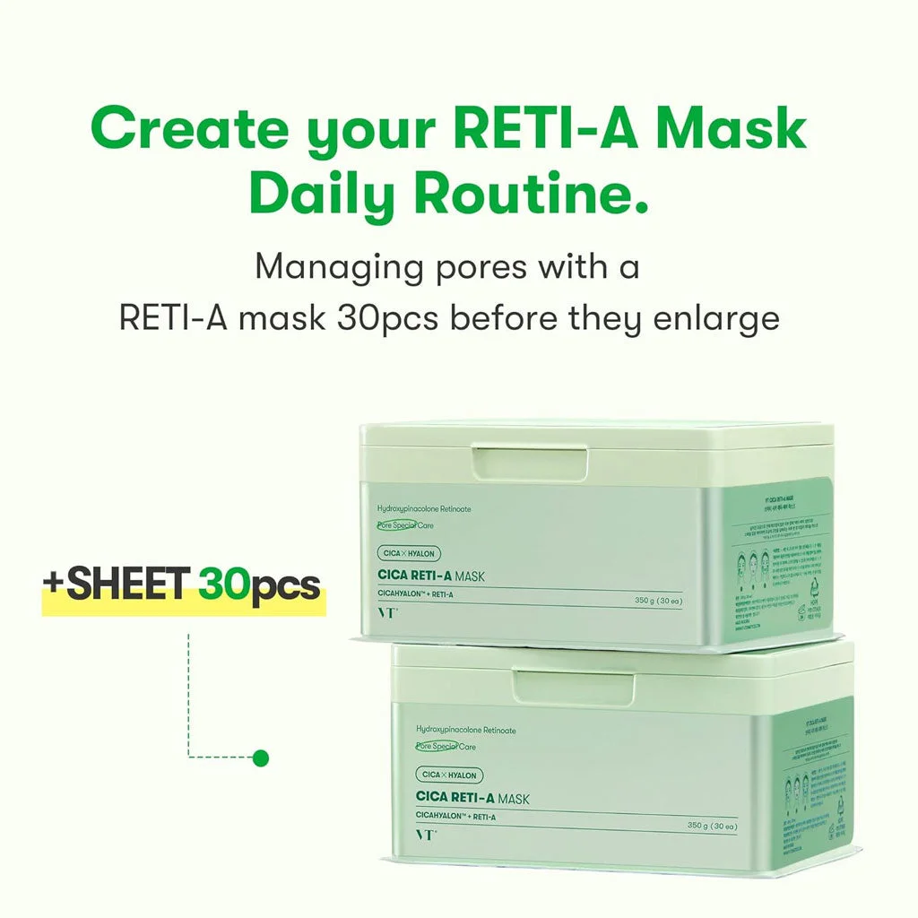 VT Cosmetics Cica Reti Mask 30 Sheets