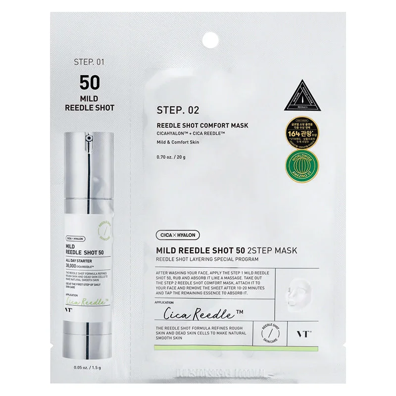 VT Cosmetics Reedle Shot 2 Step Mask - 50