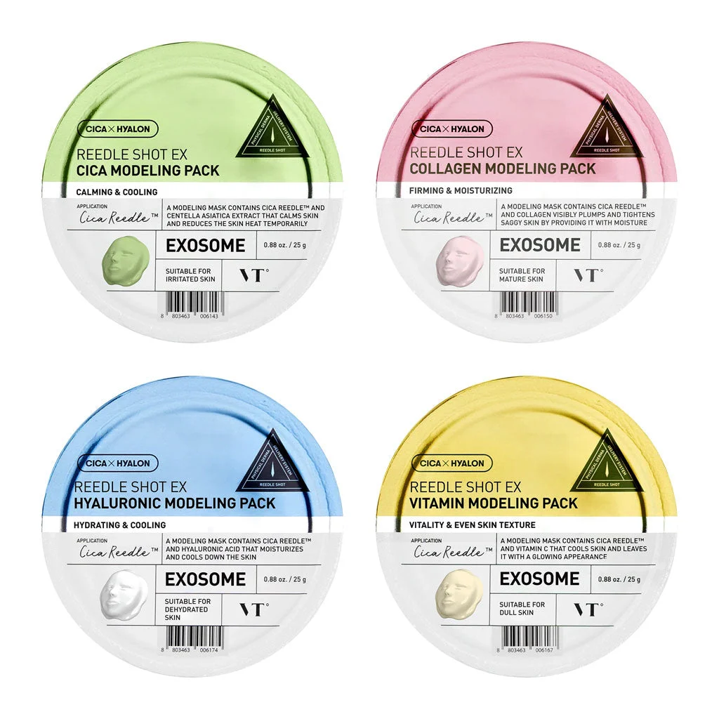 VT Cosmetics Reedle Shot Ex Modelling Pack (4 Types) — Cica 25 g