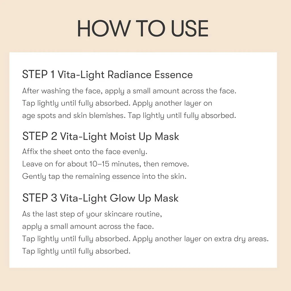 VT Cosmetics Vita-Light Reedle Shot All In One 3-Step Mask